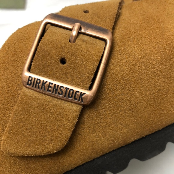 NWT Women's Mink Suede Birkenstock Boston Shoes - Narrow Fit - Picture 6 of 8